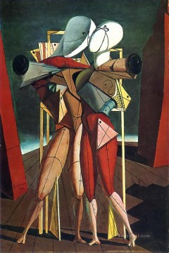 Chirico Lienzo - Héctor y andrómaca 1912 Giorgio de Chirico Surrealismo metafísico